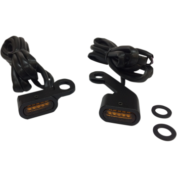 LIGHTS MRKR BLK AMBR FLT