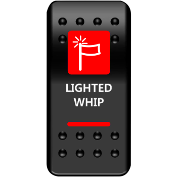 SWITCH ROCKER LIGTWHIP-RD