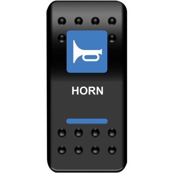 SWITCH ROCKER HORN-BLU