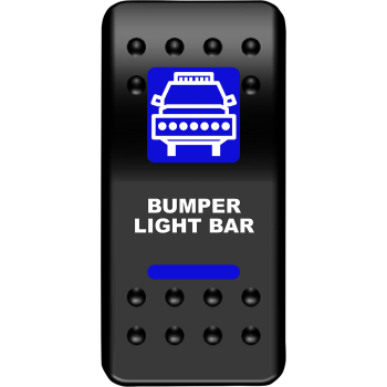 SWITCH RKR BMPR LGHTBR BU