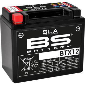 BATTERY BS BTX12 SLA
