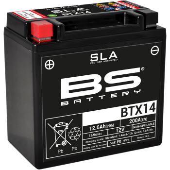 BATTERY BS BTX14 SLA