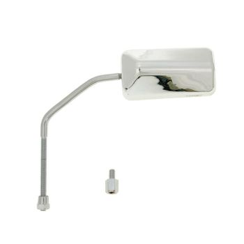 mirror F1 left / right, M8 long right-hand thread incl. adapter, chrome