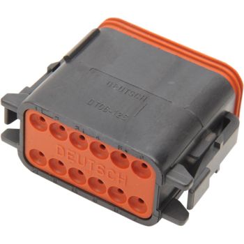 NAMZ PLUG,DEUTSCH,BLACK 12 PIN