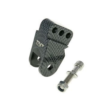 shock extender CNC 3-hole adjustable mounting carbon-look for CPI, Keeway, Generic