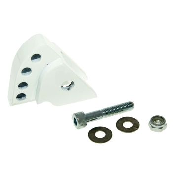 shock extender CNC 4-hole white for Minarelli vertical