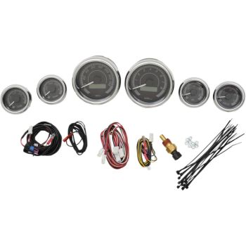 GAUGE 6PK BLK/GRY CHR