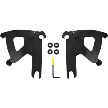 MNT KIT RD WARR FLHR BLK
