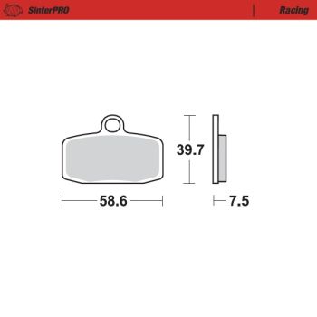 Moto-Master Brakepad KTM: SX85 2012 front