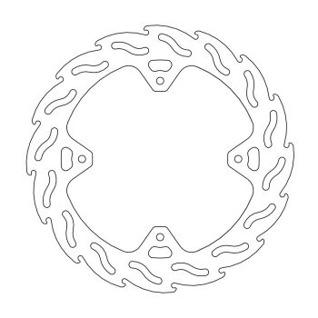 Moto-Master Flame Brakedisc rear Honda: CR 125-250, CRF 250-450