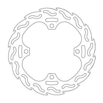 Moto-Master Flame Rear disc Honda CR 125/250