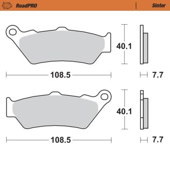 Moto-Master Brake pad RoadPRO Sinter front