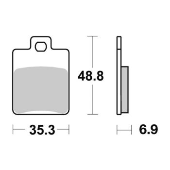 Sbs Brakepads Ceramic (724HF)