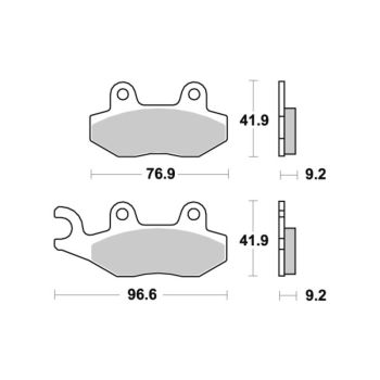 Sbs Brakepads Ceramic (713HF)