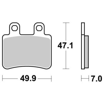 Sbs Brakepads Ceramic (773HF)