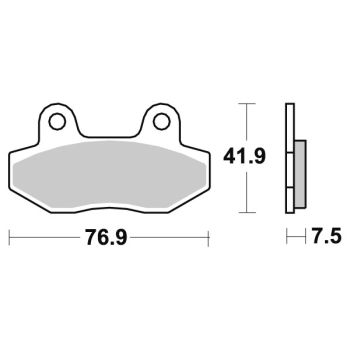 Brake pads, Front / Rear