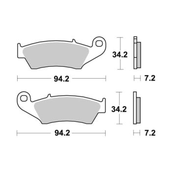 Sbs Brakepads Racing Sintered