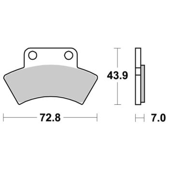 Sbs Brakepads Sintered Atv