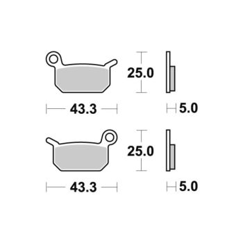 Sbs Brakepads Sintered Offroad