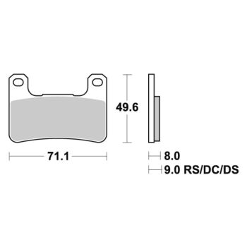 Sbs Brakepads Sintered
