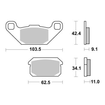 Sbs Brakepads Sintered Offroad