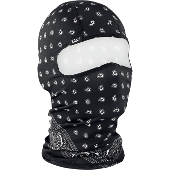 "BALACLVA POLY BLK PAISLEY"