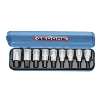 Sisekuuskant padrunid 1/2" 9-osa