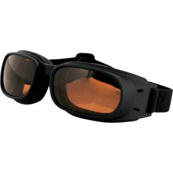 GOGGLE PISTON BLACK/AMBER