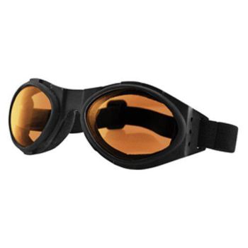 GOGGLE BUGEYE BLK AMBER