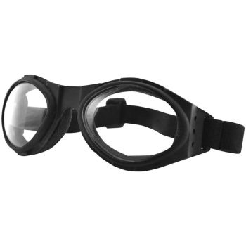 GOGGLE BUGEYE BLK CLEAR