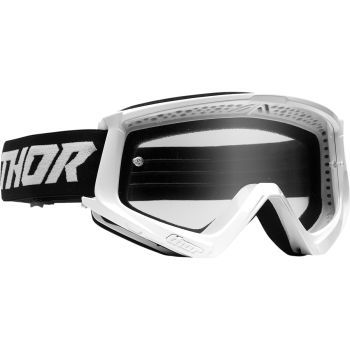 GOGGLE COMBAT YTH WH/BK
