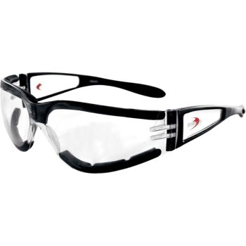 SUNGLASS SHIELD II BLK/CL