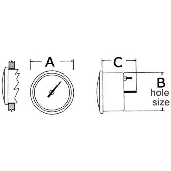 fuel level indicator 12V