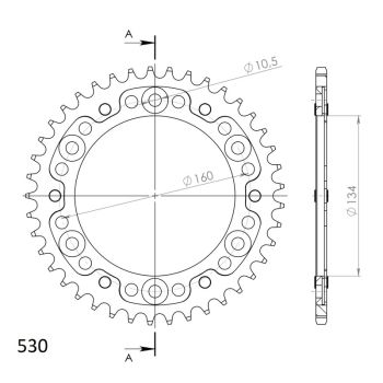 Supersprox Stealth Rear sprocket Black