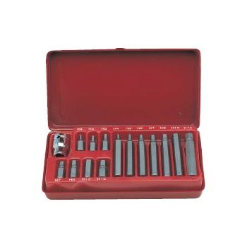 Kuuskant komplekt 1/2" 15-osa