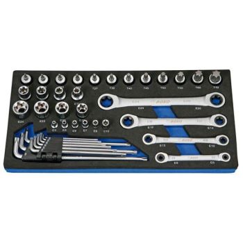 TORX & E-torx komplekt, 39-osa