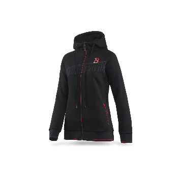 ZIP HOODIE BLACK WMN M