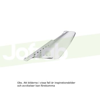 Tec-X Rear side cover kit, White, Derbi Senda 00-08