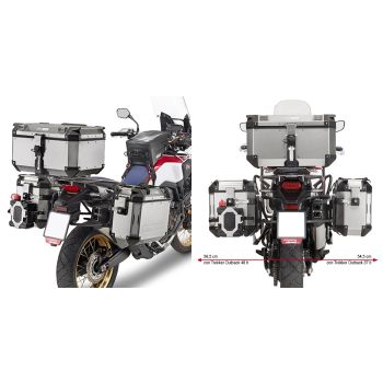 Givi Tubular pannier holder for CAM Trekker Outback CRF1000L Africa Twin (16)