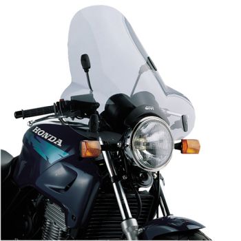 Givi Universal screen with 4 point handlebar, smoked 50 x 61,5 cm (HxW)