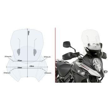Givi Specific sliding wind-screen, Suzuki DL 650 V-Strom (17)