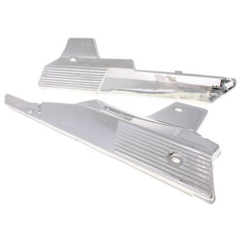 side cover set / side panel set chromed for Puch Maxi N, K E50
