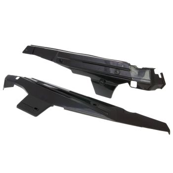 side cover set / side panel set black for Puch Maxi L / S