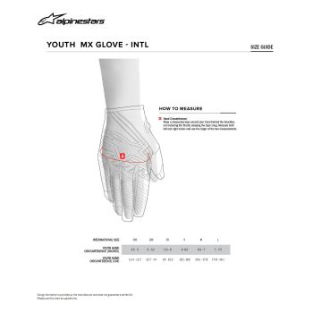 GLOVES YTH FULL BORE V2 YELLOW
