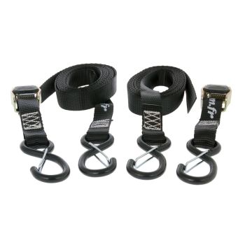 tie down straps 25mm x 3.0m with safety hooks - 2 pieces