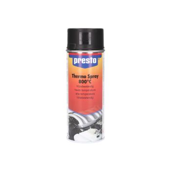 thermo spray paint Presto matt black 800°C 400ml