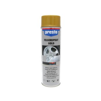 wheel spray paint Presto gold 500ml