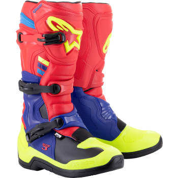 Saapad Alpinestars TECH3 RD/BL/ YL FL