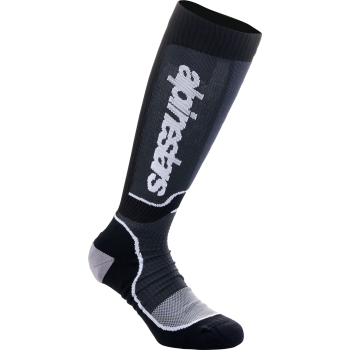 SOCK YTH MX+ BLACK/WHT