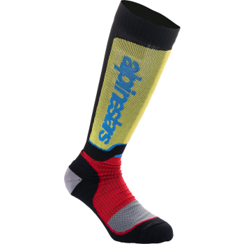 SOCK YTH MX+ BLK/RED/BL